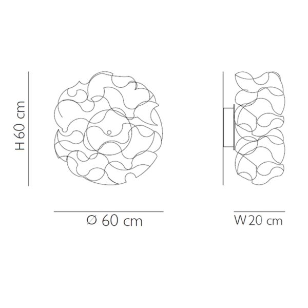 LAMPADA SOFFITTO/PARETE SIRIO - immagine 8