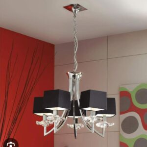 Lampadario 5 luci Akira